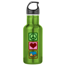 Garrafa Acampamento Peace Love