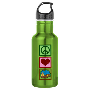 Garrafa Acampamento Peace Love