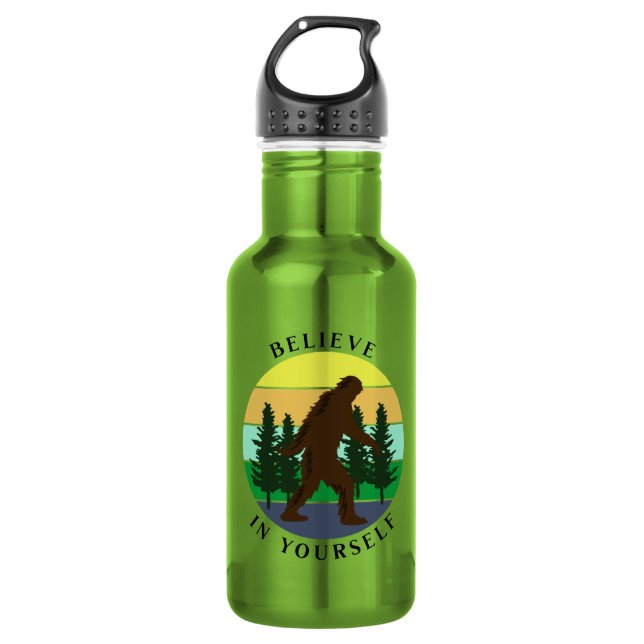 Garrafa Acredite em si mesmo | Vintage Sunset Bigfoot (Frente)