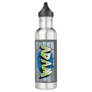 Garrafa Adam Seu Nome Grafite Brick Wall Estilizado