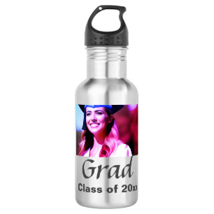 Garrafa Adição de graduação nome de classe de fotos ano pe