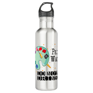 Garrafa Água Tinta Não Beba