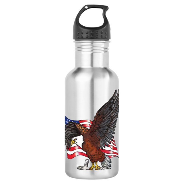 Garrafa Águia Americana com Cruz (Frente)