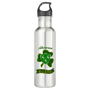 Garrafa AHearne Irish Shield & Shamrock Personalizado