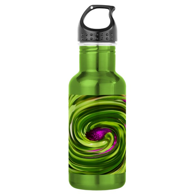 Garrafa Allium Abstract Stainless Steel Water Bottle (Frente)