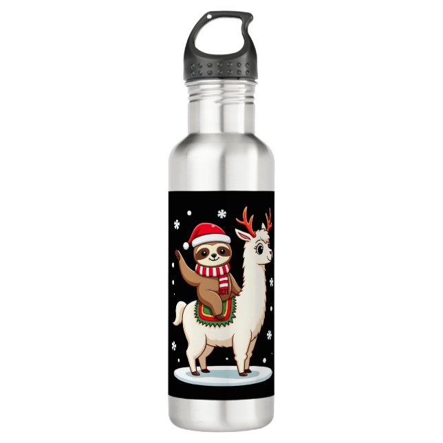 Garrafa Alpaca Sloth Christmas (3) (Frente)