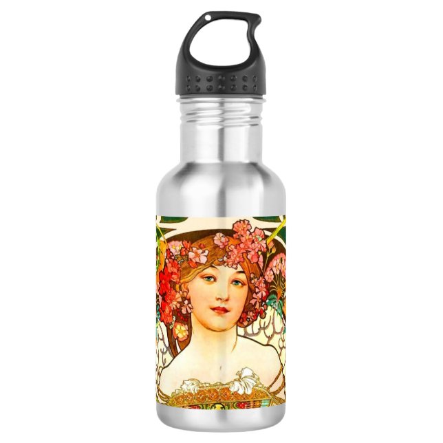 Garrafa Alphonse Mucha Art Nouveau Daydre (Frente)