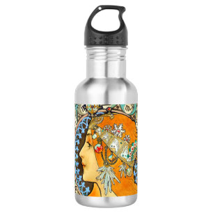 Garrafa Alphonse Mucha Art Nouveau Zodiac