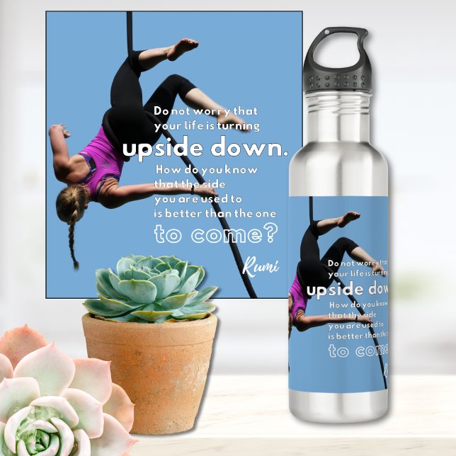 Garrafa Alteração faceada Inspiracional (Criador carregado)