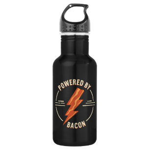 Garrafa Amante de Bacon Retrô com Design de Comida Diverti