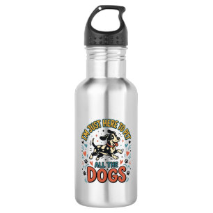 Garrafa Amante de Cães Engraçado Pet Vintage Todo o Design