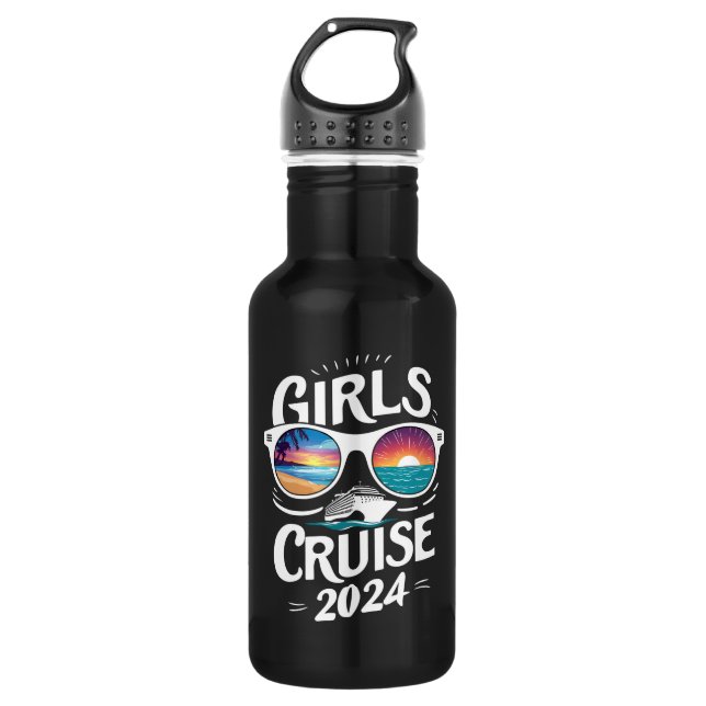Garrafa Amantes de Férias Girls Cruise Trip 2024 (Frente)