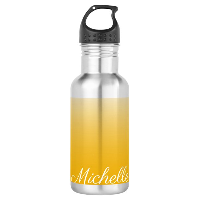 Garrafa Ambre verde personalizada (Frente)