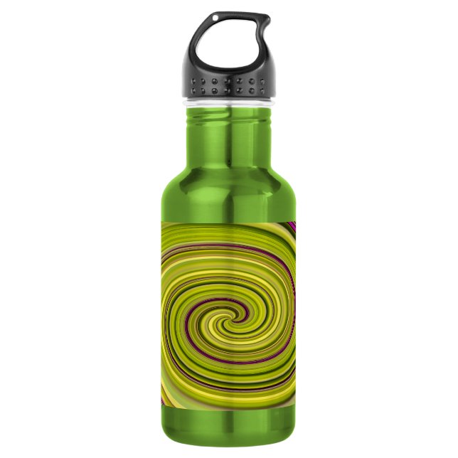Garrafa American Beautyberry Abstract Water Bottle (Frente)