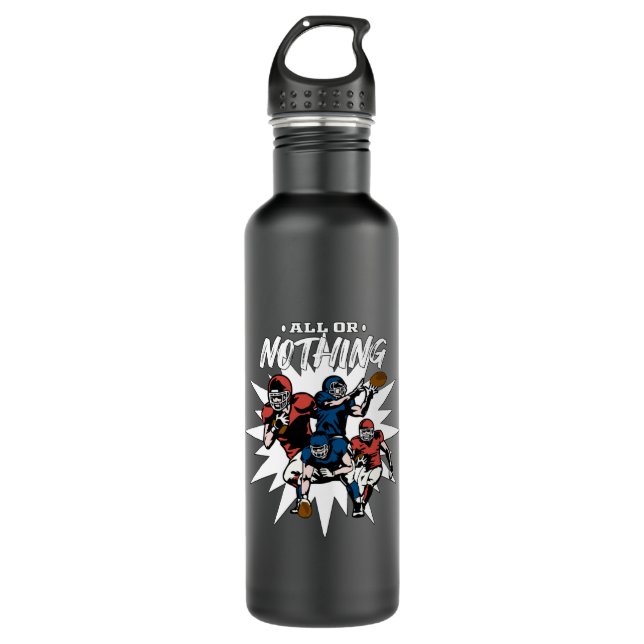 Garrafa American Football Team Game Sports Funny Gift Idea (Frente)