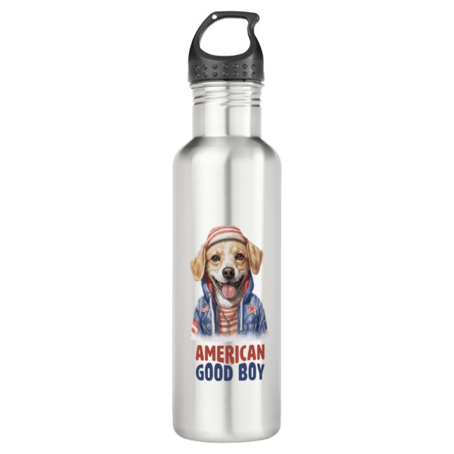 Garrafa American GoodBoy Dog US Jaqueta de julho (Frente)