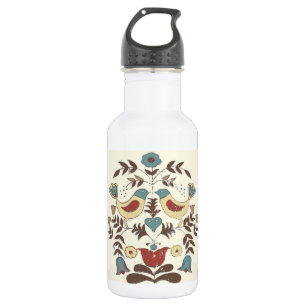 Garrafa Amish Hex Sinal Bird Americana da Pensilvânia Hola