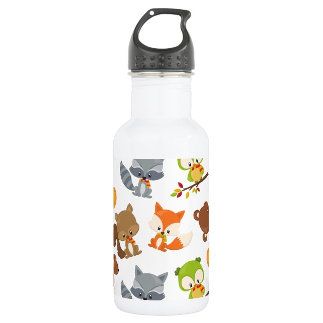 Garrafa Animais da Floresta, Animais da Mata, Animais de O (Frente)