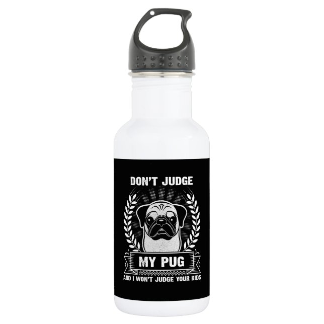Garrafa Animal do Pug (Frente)