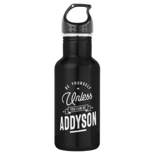 Garrafa Aniversário do Nome Personalizado do Addyson