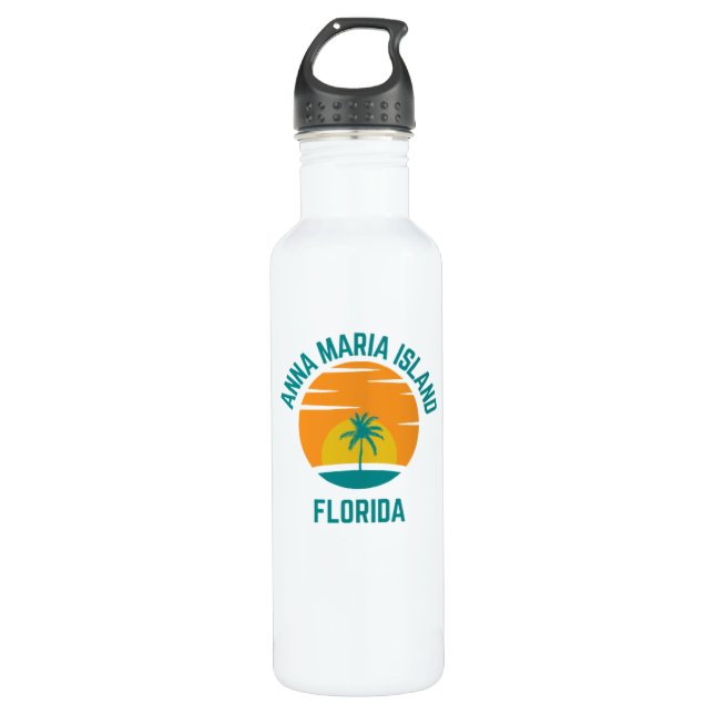 Garrafa Anna Maria Island Florida Water Bottle (Frente)