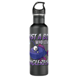 Garrafa Apenas Um Menino Que Ama Peixe-Anglas