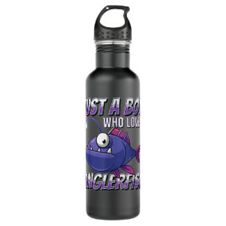 Garrafa Apenas Um Menino Que Ama Peixe-Anglas