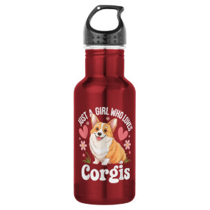 Garrafa Apenas uma garota que ama Corgis
