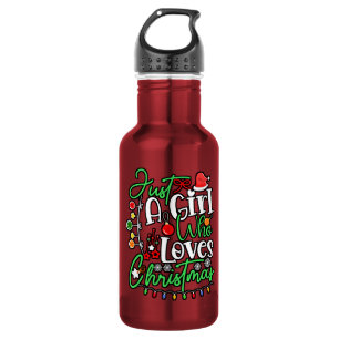 Garrafa Apenas Uma Menina Que Ama O Natal-64714