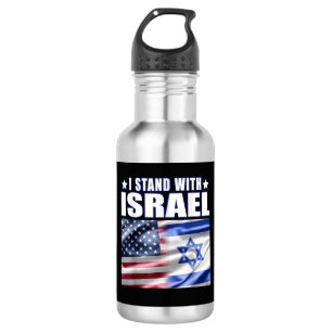 Garrafa Apoio a Israel Eu Estou com Israel