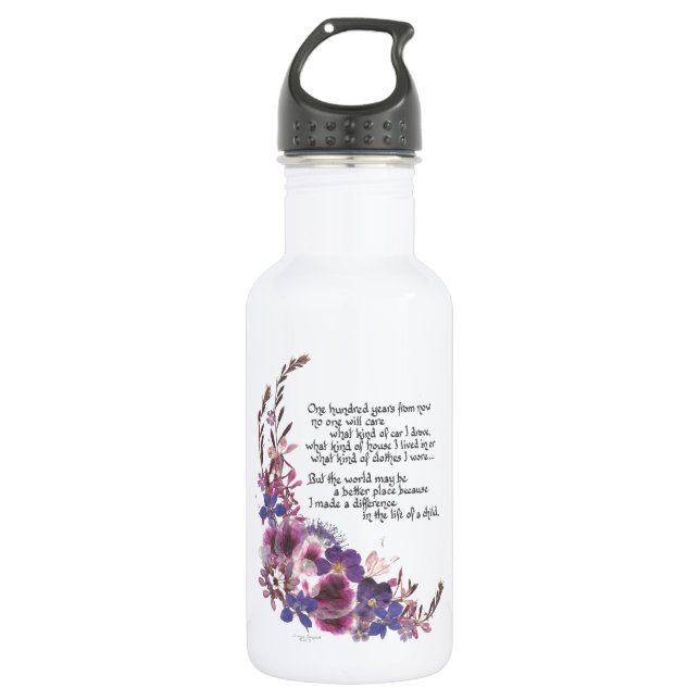 Garrafa Apreciação do professor (Frente)