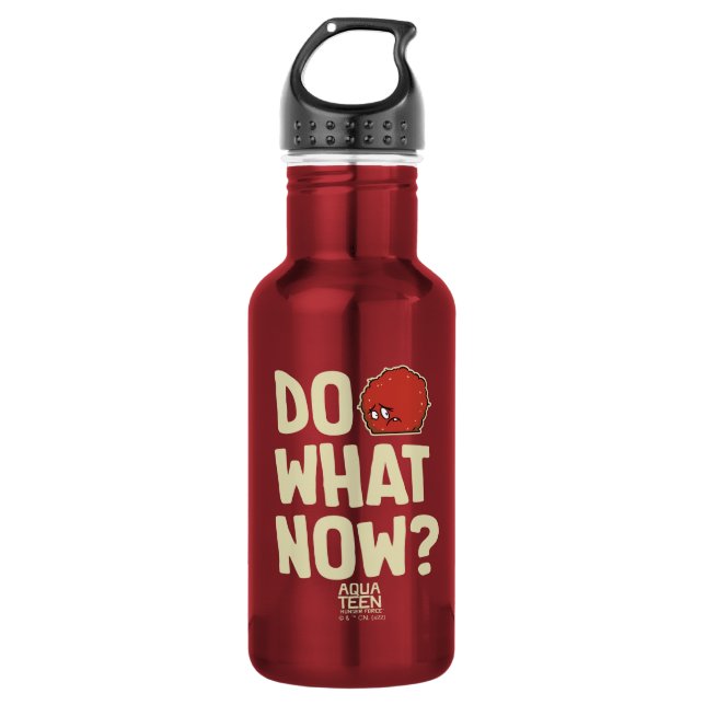 Garrafa Aqua Teen Hunger Force Meatwad "Do What Now?" (Frente)