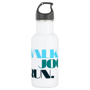 Garrafa AQUA WALK JOG RUN (fonte CHUNKY)