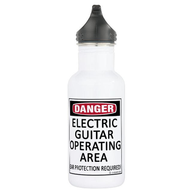 Garrafa Área de operação de guitarra elétrica (Direita)