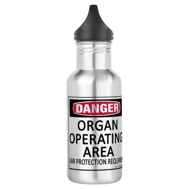 Garrafa Área de operação do órgão (Esquerda)