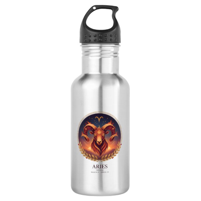 Garrafa Aries Zodiac Water Bottle (Frente)