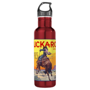 Garrafa Arte da etiqueta da caixa da fruta do vintage,