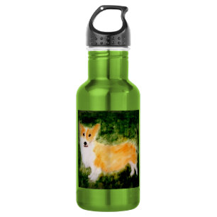 Garrafa Arte de Cachorro Corgi