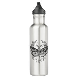 Garrafa Arte de Linha Celestial Botânica Mística Gótica de