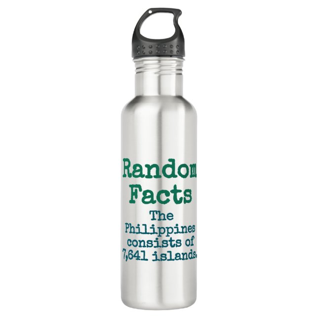 Garrafa As Filipinas São Constituídas Por 7641 Ilhas - Tri (Frente)