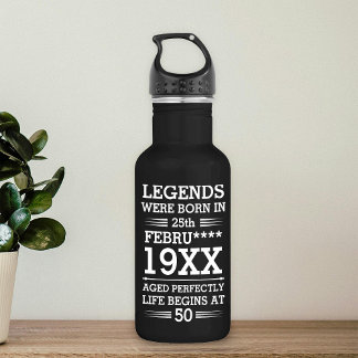 Garrafa As Legendas Personalizadas Eram Nasceres no Mês do