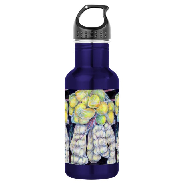 Garrafa As Maravilhas dos Mercados Molhados, Singapura (Frente)