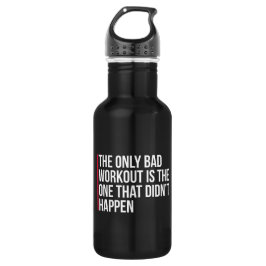 Garrafa As únicas citações más do Gym do exercício