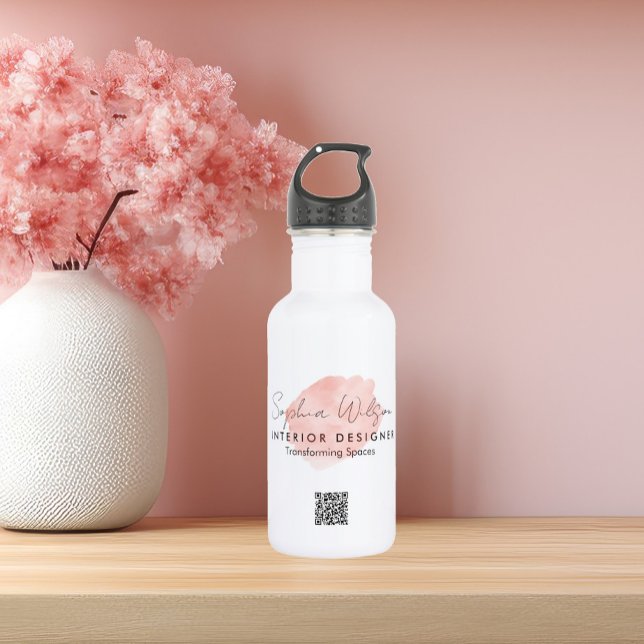 Garrafa Assinatura de Cores d'água para Empresas Profissio (Criador carregado)