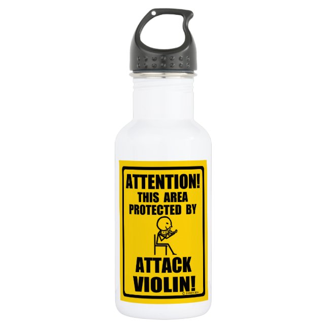 Garrafa Atacar Violino (Frente)