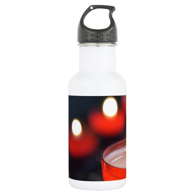 Garrafa Atirando velas da igreja (Frente)