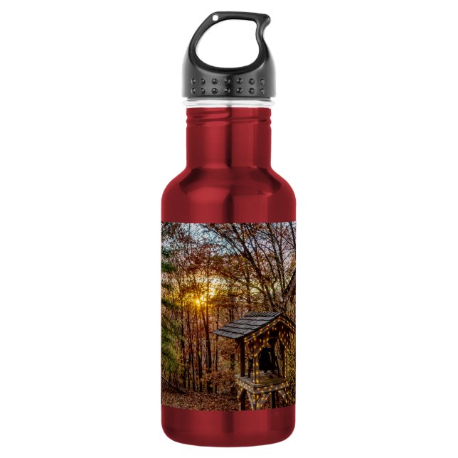 Garrafa Autumn Woods Sunset Stainless Steel Water Bottle