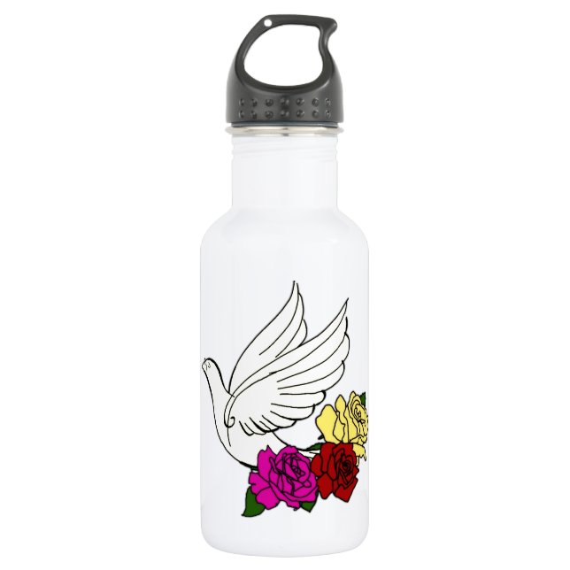Garrafa Aves e Flores (Frente)