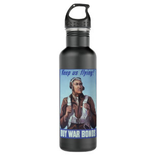 Garrafa Aviadores negros: Serviço Militar de Combate WW2 d