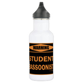 Garrafa Aviso! Estudante Bassonista!